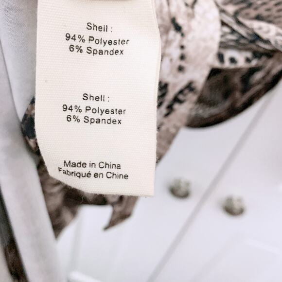 L'Agence Addison Python-Print Belted Shirtdress - Picture 9 of 12